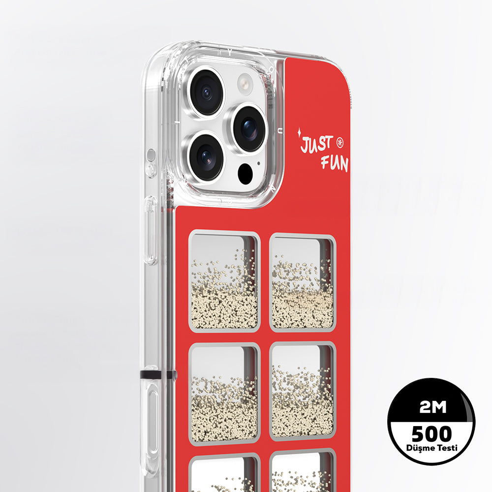 Youngkit Spirit Serisi iPhone 16 Pro Max Kılıf Aynalı ve Boncuklu Tasarım Telefon Kılıfı Youngkit Spirit Serisi iPhone 16 Pro Max Kılıf Aynalı ve Boncuklu Tasarım Telefon Kılıfı